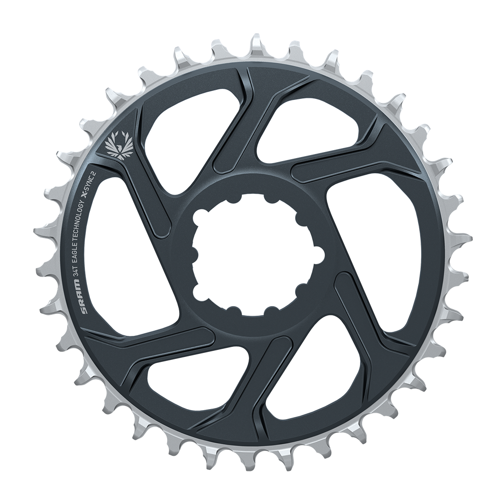 Sram Chain Ring X-SYNC 2 34T Direct Mount 6mm Offset Eagle Lunar/Polar Grey