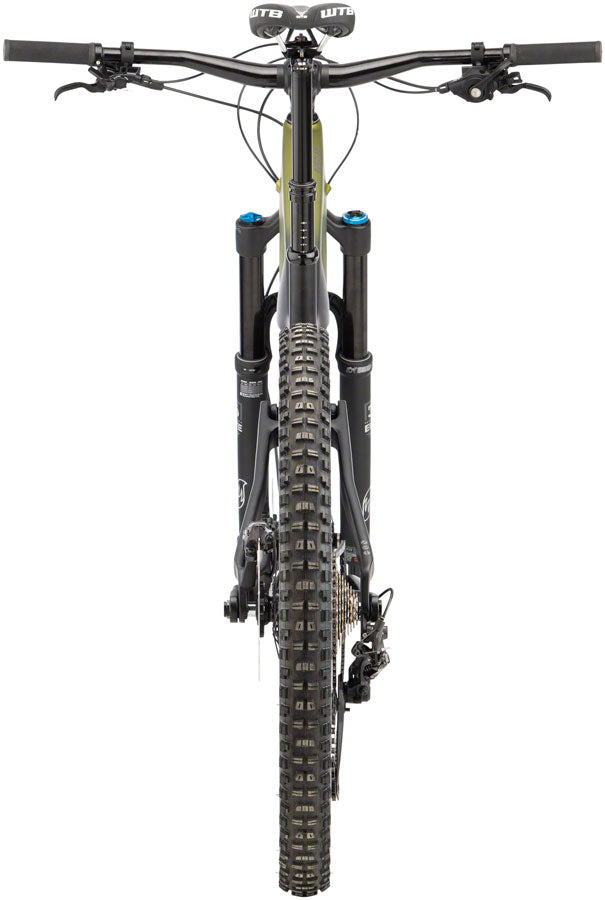Salsa Rustler Carbon XT Bike - Green/Raw Fade