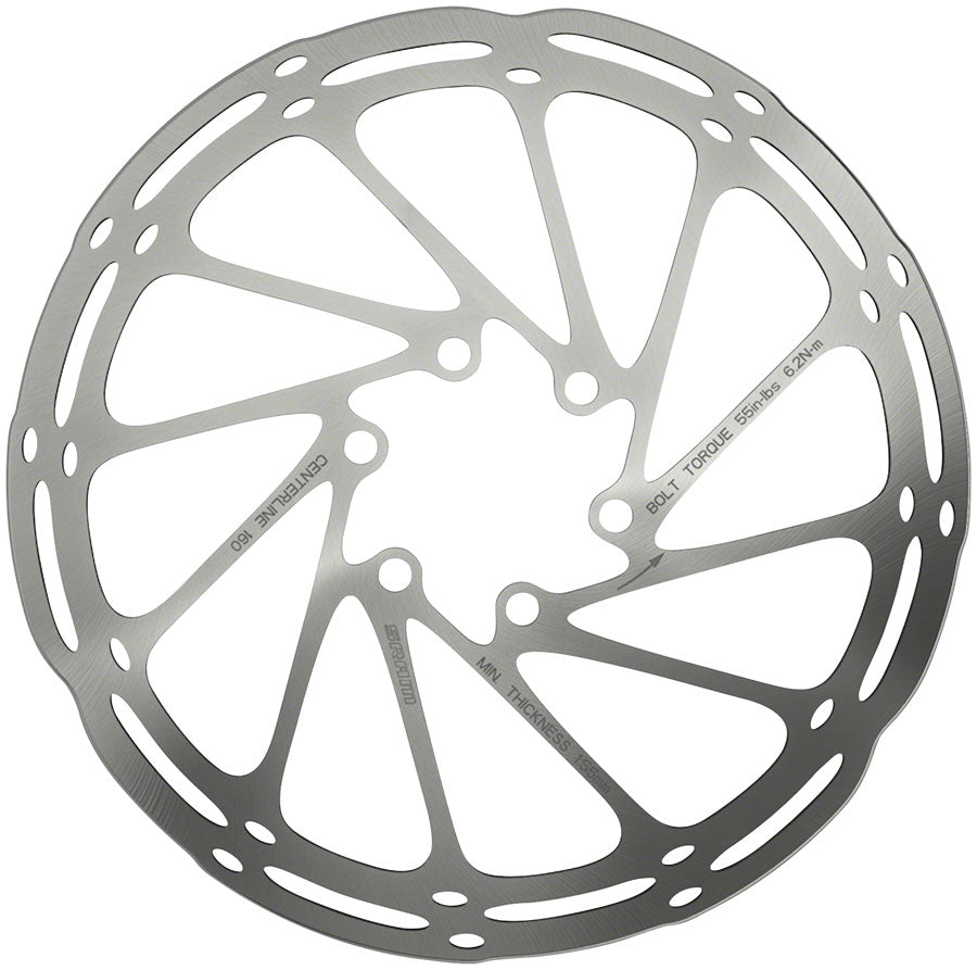 Sram Rotor Centerline CenterLock Black Rounded