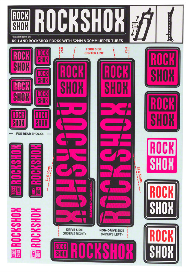RockShox Decal Kit