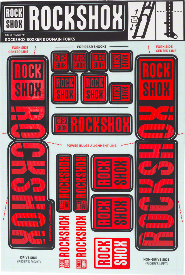RockShox Decal Kit