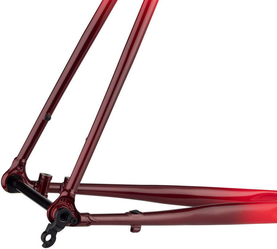 All-City Zig Zag Frame - Orange/Red Fade