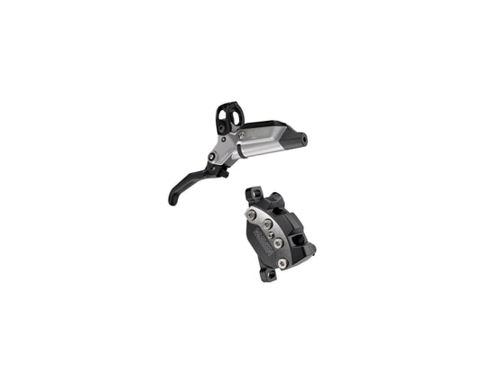 SRAM Maven Ultimate Stealth Disc Brake and Lever - Rear, Post Mount, 4-Piston, Carbon Lever, Titanium Hardware, Black/Silver, A1