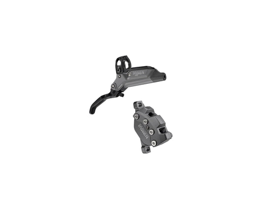 SRAM Maven Bronze Disc Brake and Lever - Rear, Post Mount, 4-Piston, Aluminum Lever, SS Hardware, Blast Dark Polar, A1