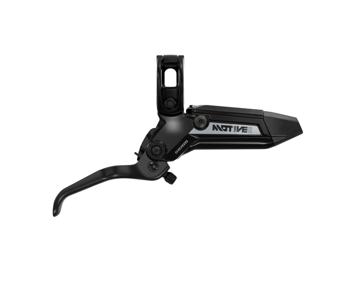 SRAM Motive Silver Disc Brake / Lever - Black Ano, Front, 950mm Hose