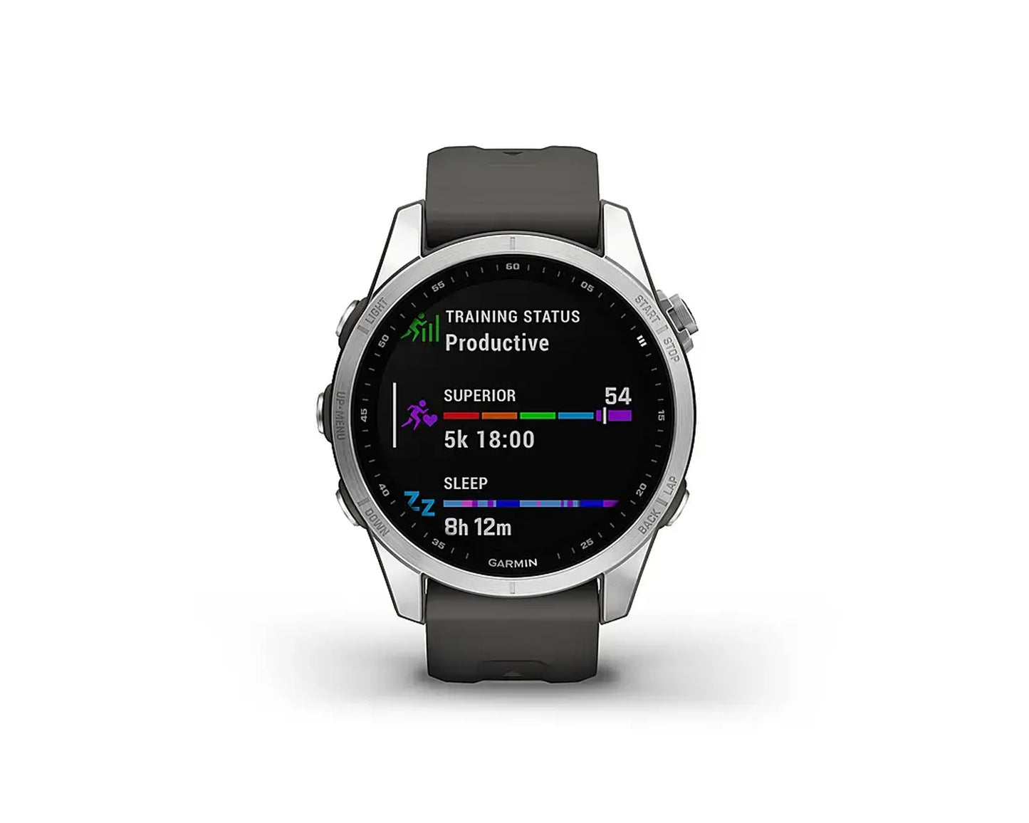 Garmin fenix 7S Standard Ed Silver || Graphite Band 42mm