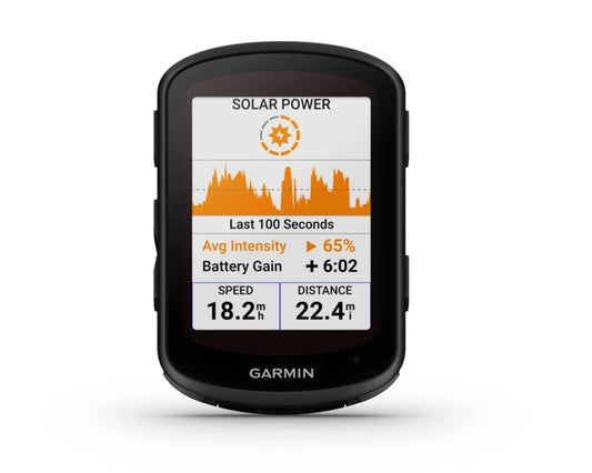 GARMIN EDGE 840 SOLAR BIKE COMPUTER - GPS, WIRELESS, BLACK