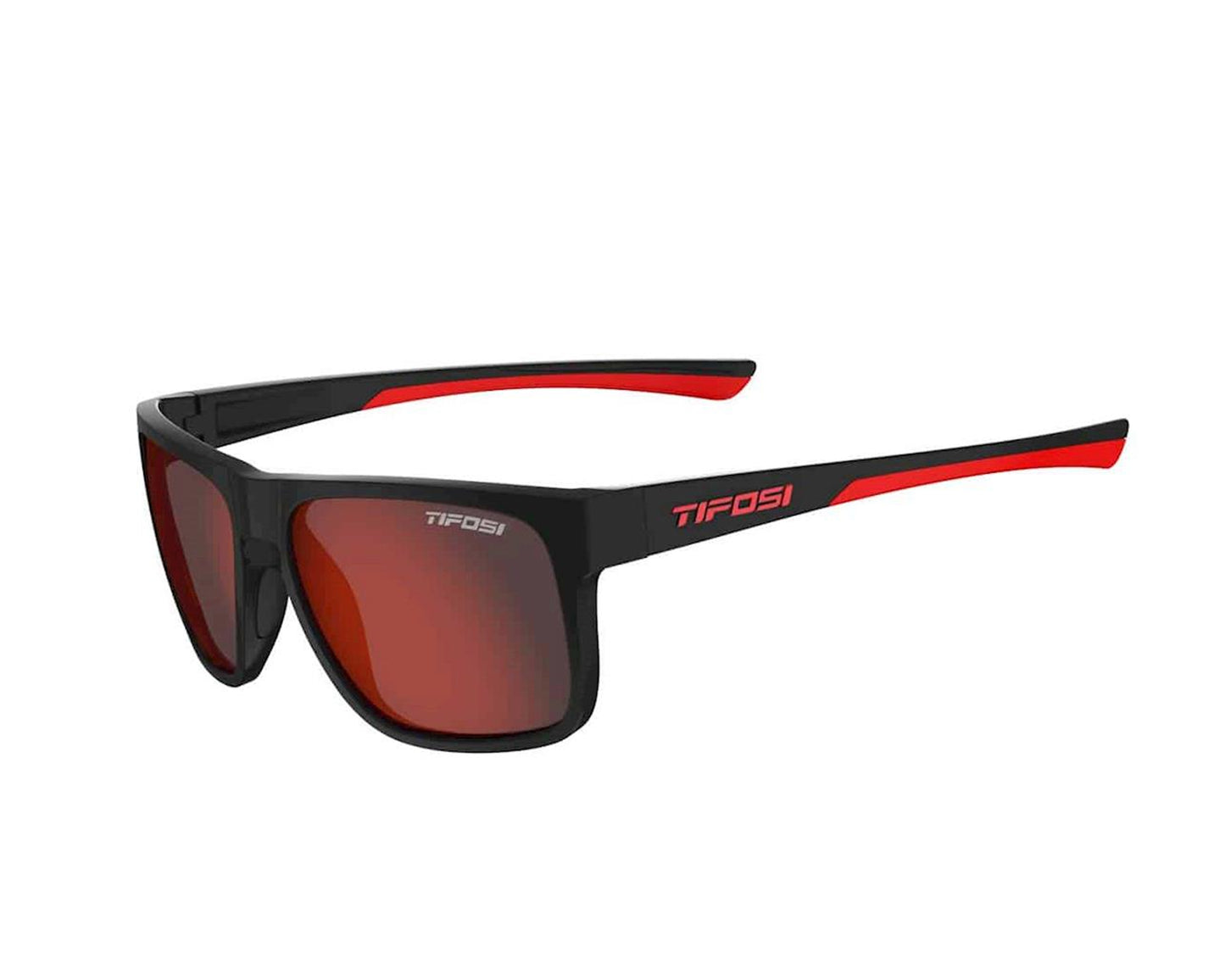 Tifosi Swick - Satin Black/Crimson (Smoke Red)