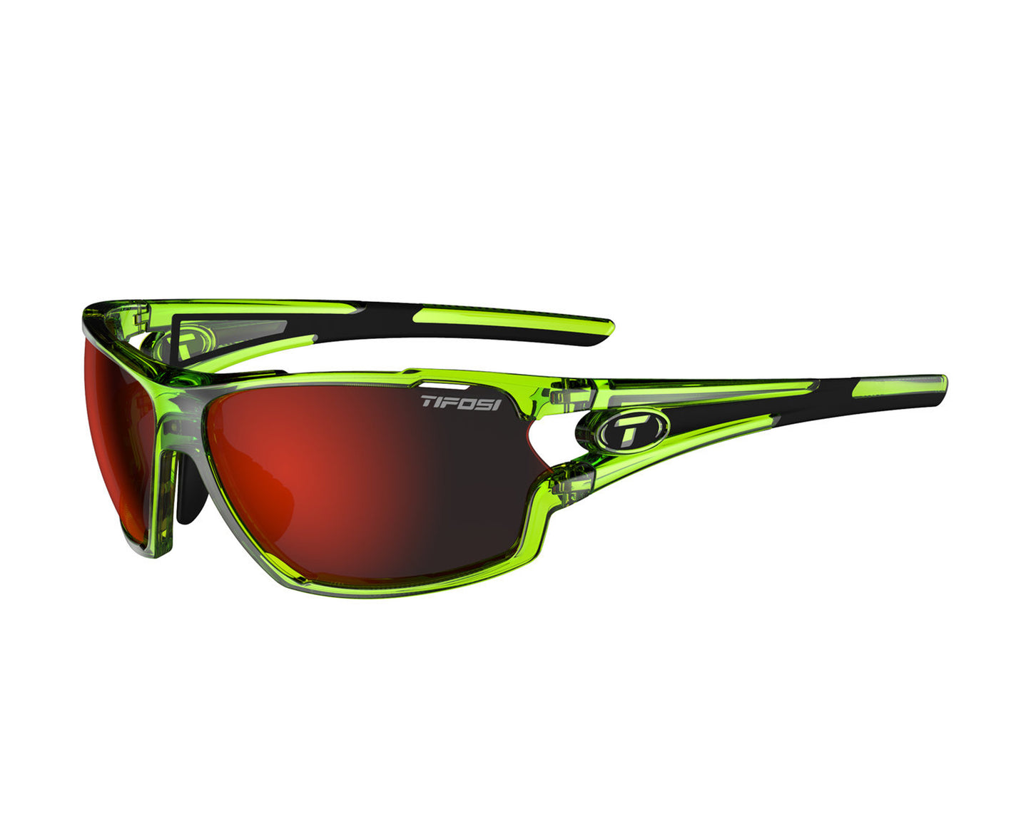 Tifosi Amok - Crystal Neon Green (Clarion Red/AC Red/Clear)