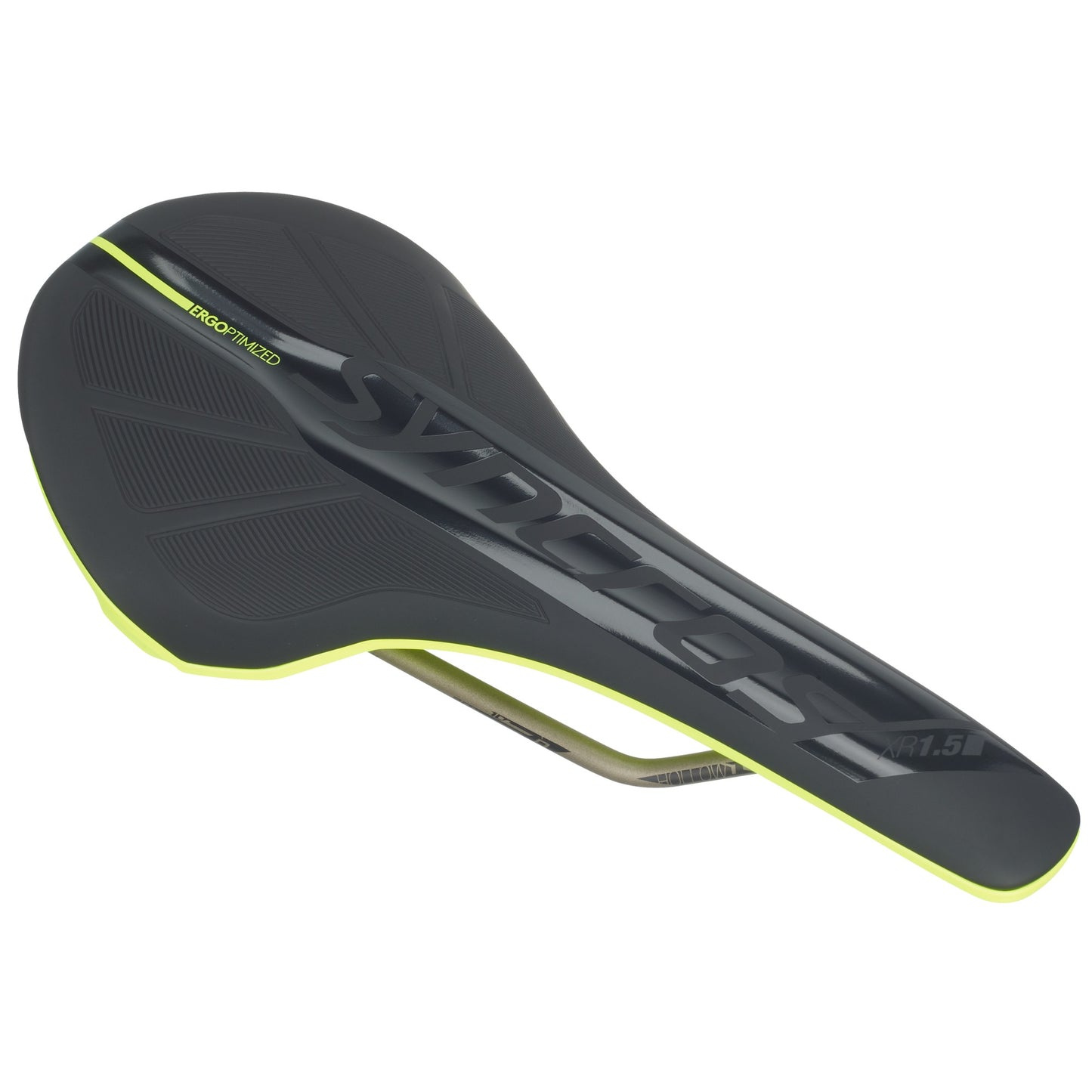 Syncros Saddle XR1.5 Black/Neon Yellow wide