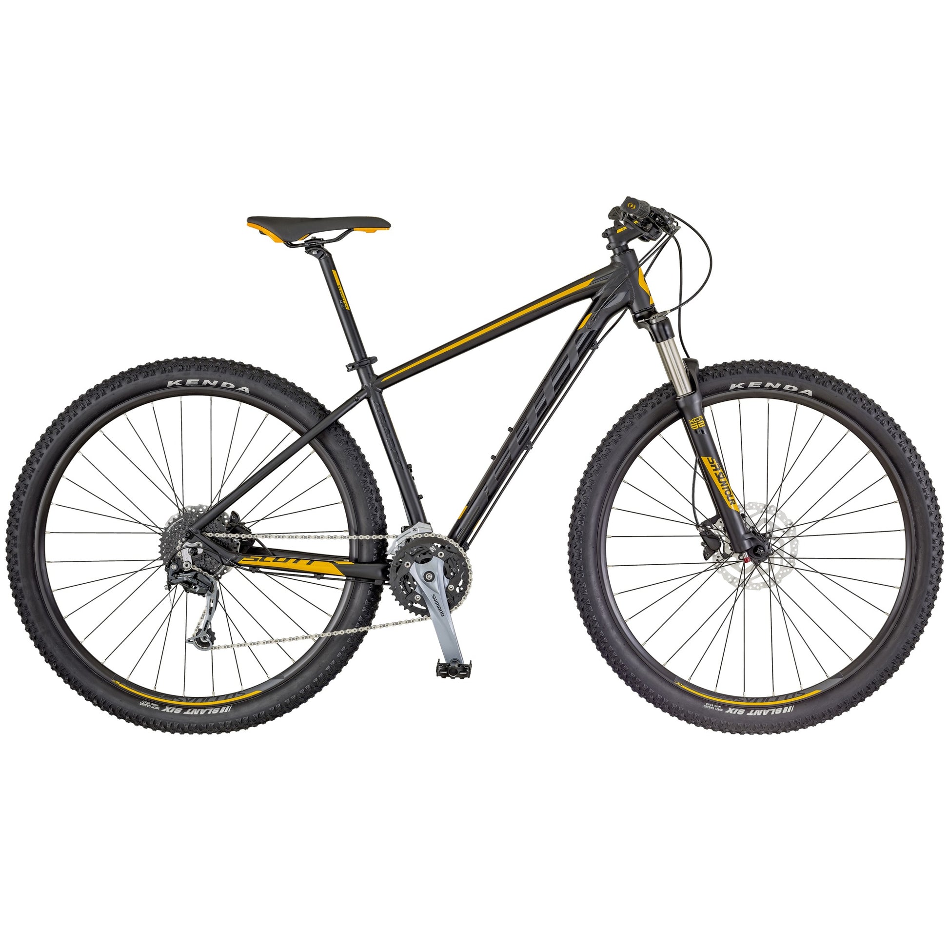 scott mountain bike black and yellow