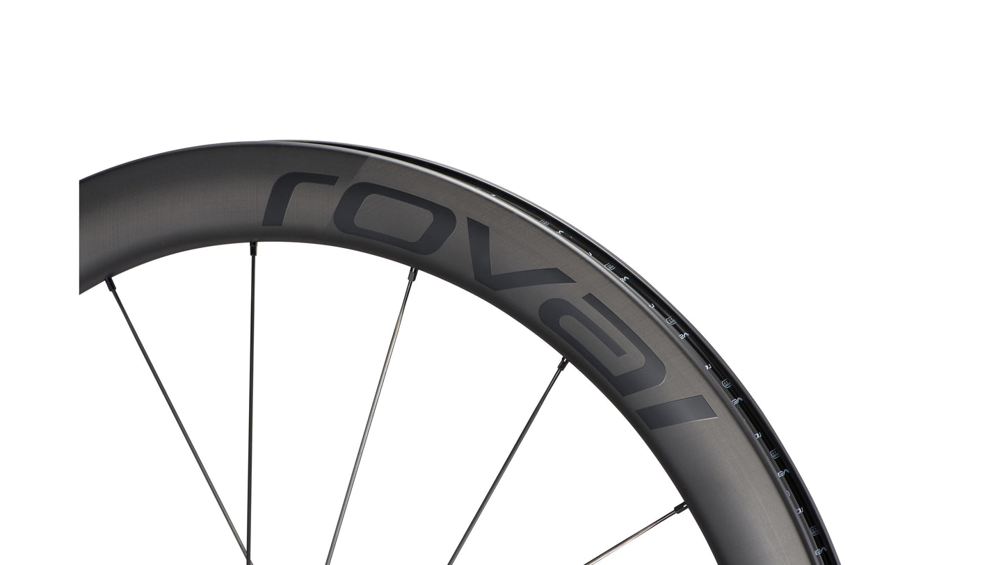 Specialized Roval Rapide CLX II - Satin Carbon/gloss Black 700c Rear