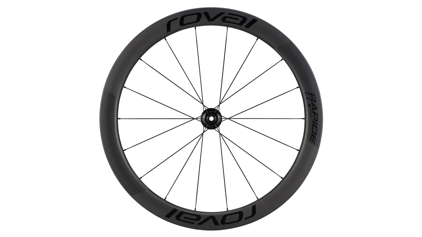 Specialized Roval Rapide CLX II - Satin Carbon/gloss Black 700c Rear