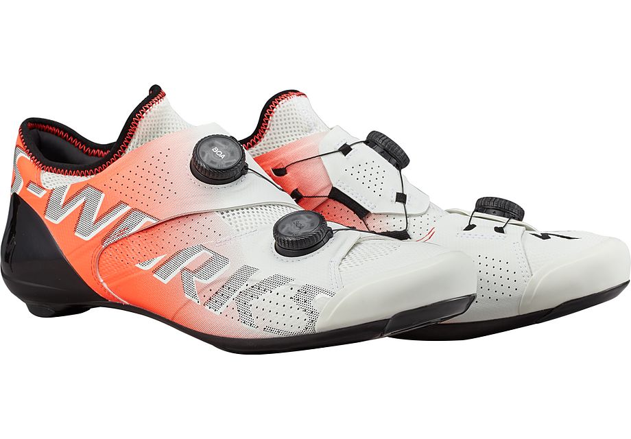 Specialized S-Works Ares Road Shoe Dunewht/Fryred 46 – Rock N' Road