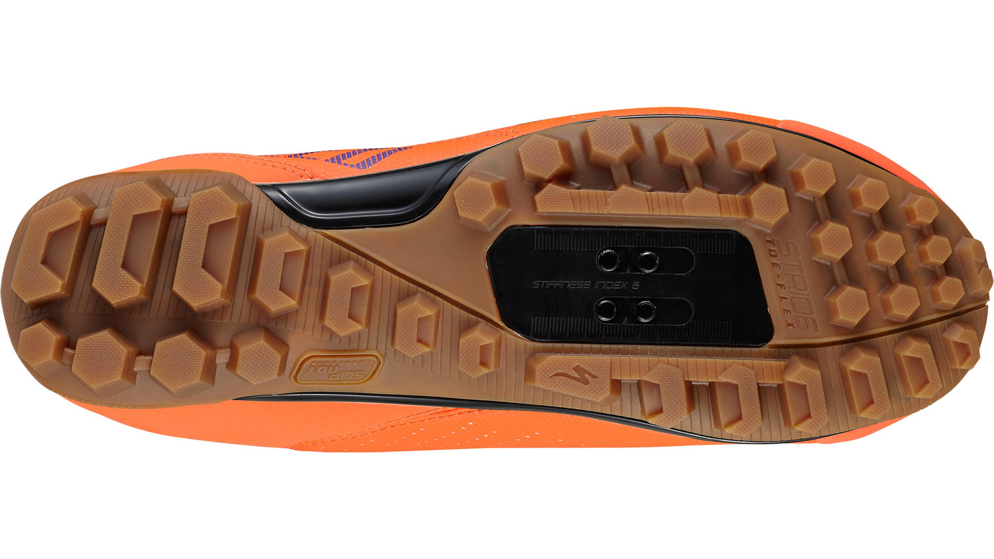 Specialized Recon 1.0 Gravel & Mountain Bike Shoe - Cactus Bloom/limestone/purple Orchid 45