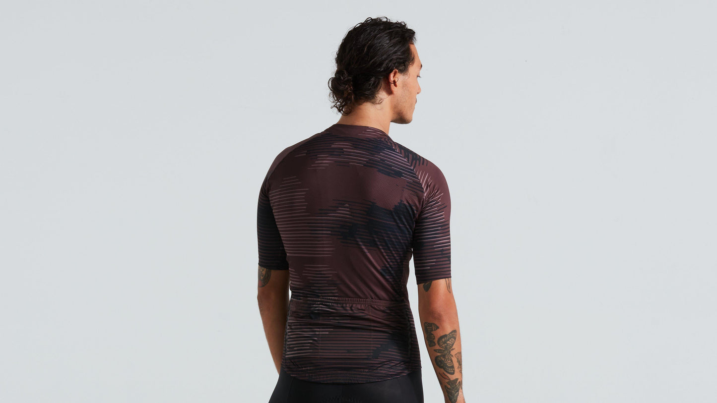 Specialized Men's SL Blur Short Sleeve Jersey - Slate S