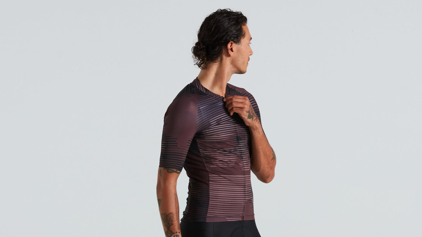 Specialized Men's SL Blur Short Sleeve Jersey - Slate S