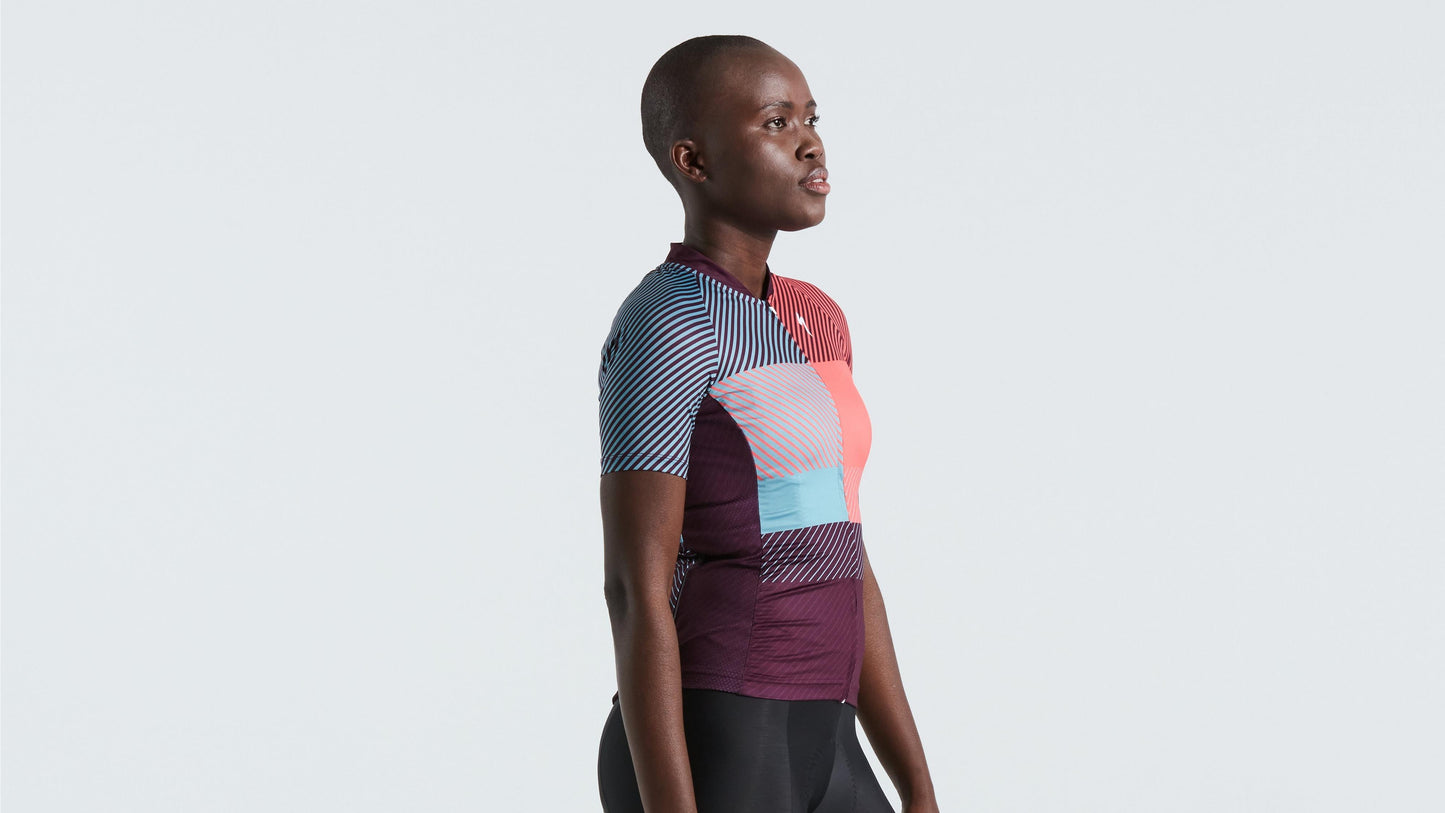 Specialized Sl+ Logo Stripe Jersey Ss Wmn Jersey