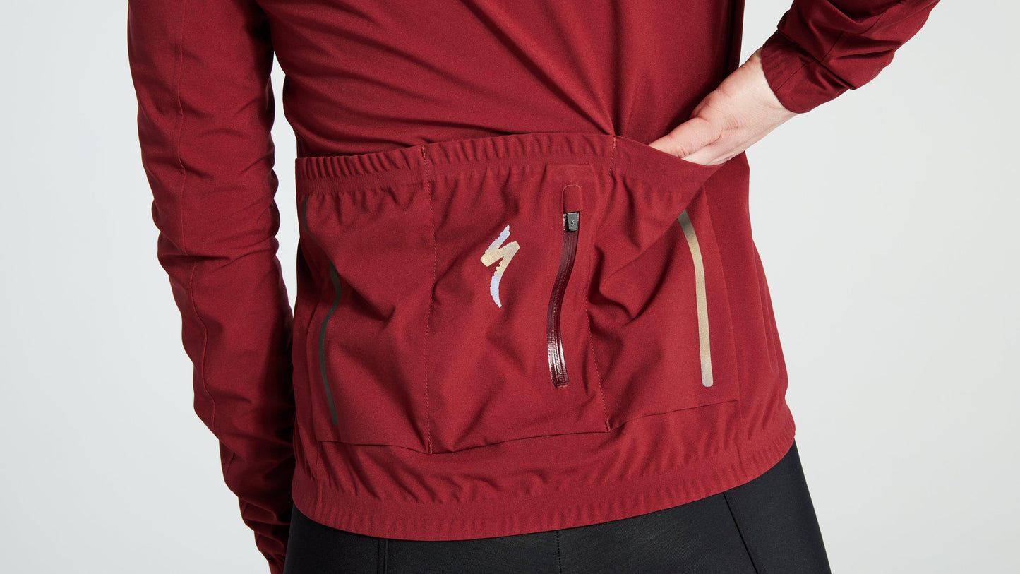 Specialized Women's RBX Comp Rain Jacket - Maroon L