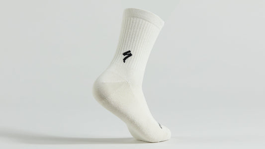 Specialized Cotton Tall Socks - White Mountains L