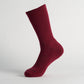 Specialized Merino Midweight Tall Logo Socks - Maroon S