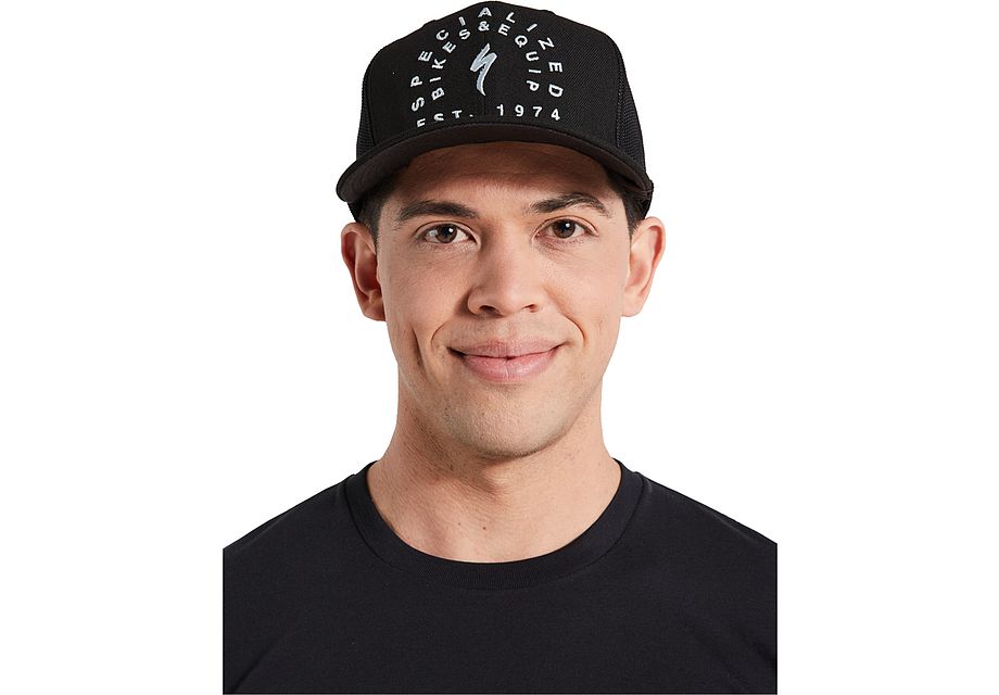 NEW ERA STOKE TRUCKER HAT BLK OSFA