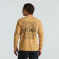 Specialized Warped Long Sleeve Tee - Harvest Gold S