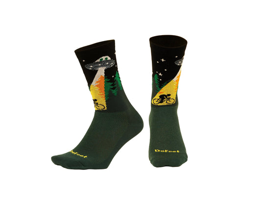 Defeet Aireator 6" Abduction Socks - Forest Green