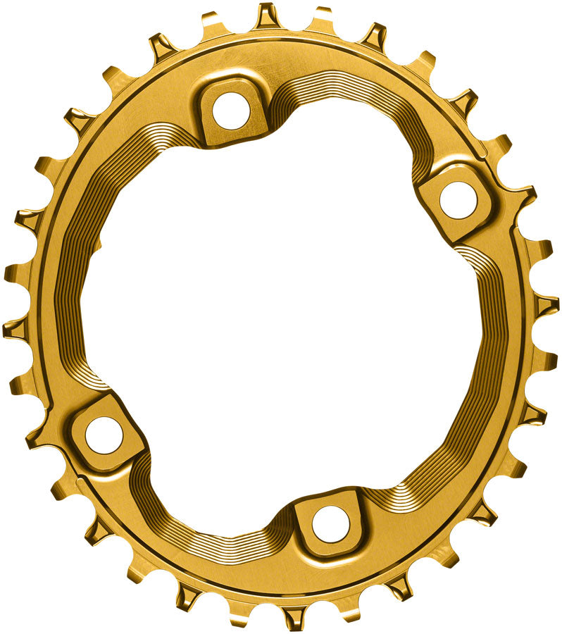 absoluteBLACK Oval 96 BCD Asymmetric Chainring for Shimano XT M8000/SLX M7000