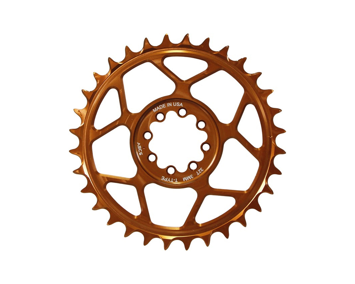 5DEV T-Type Chainring 8 Bolt