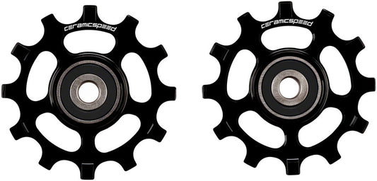 CERAMICSPEED DERAILLEUR PULLEY WHEEL ALLOY SRAM 12-SP AXS ROAD ALTERNATIVE BLK