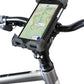 DELTA HEFTY HOLDER PLUS SMARTPHONE BIKE MOUNT - CLEAR GRAY