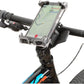 DELTA HEFTY HOLDER PLUS SMARTPHONE BIKE MOUNT - CLEAR GRAY