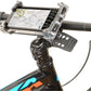 DELTA HEFTY HOLDER PLUS SMARTPHONE BIKE MOUNT - CLEAR GRAY