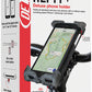 DELTA HEFTY HOLDER PLUS SMARTPHONE BIKE MOUNT - CLEAR GRAY