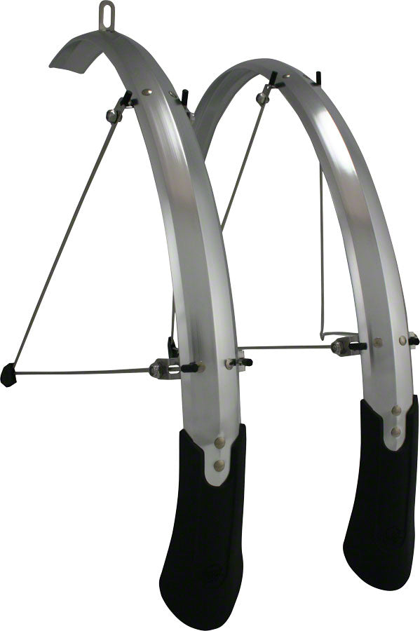 PLANET BIKE CASCADIA ALX 700C X 43 FENDER SET: SILVER (700C X 25-35)