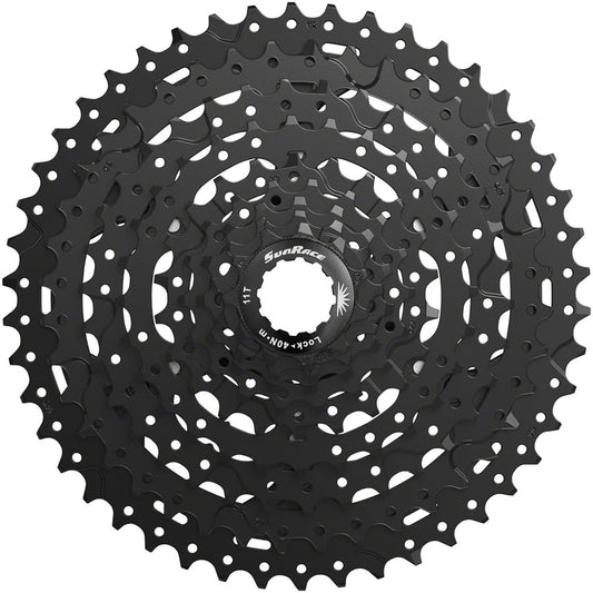 SunRace M993 Cassette 9 Sp 11-46t ED Blk Alloy Spider/Lockring