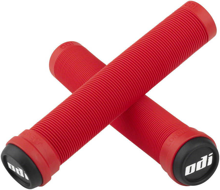 ODI SOFT X-LONGNECK GRIPS - BRIGHT RED 160MM