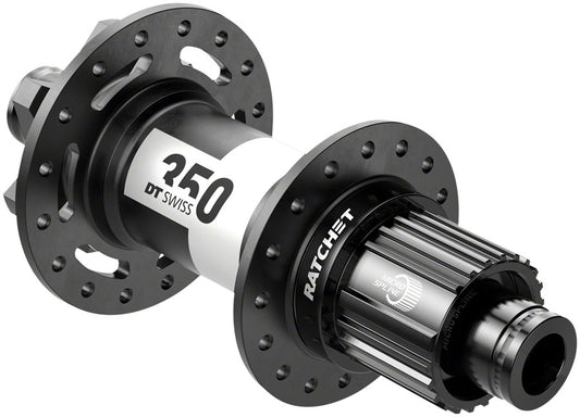 DT SWISS 350 REAR HUB - 12 X 148MM 6-BOLT MICRO SPLINE BLACK 28H 36PT