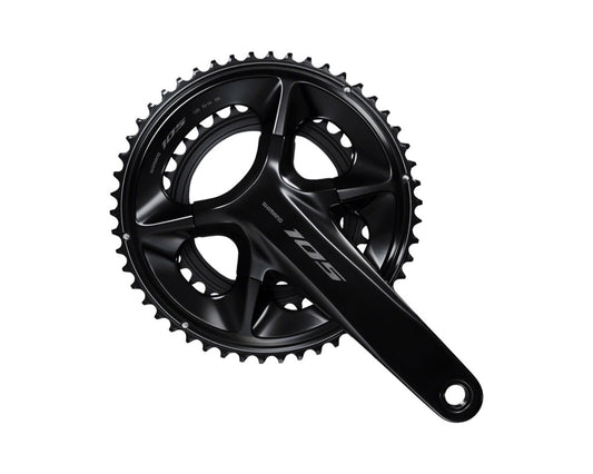 FRONT CHAINWHEEL FC-R7100 105 FOR REAR 12-SPEED HOLLOWTECH 2 172.5MM 50-34T W/O CG W/O BB PARTS BLACK