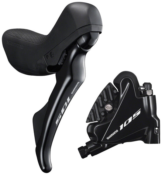 DISC BRAKE ASSEMBLED SET/J-KIT DIRECT ST-R7020(R) BR-R7070(R) BLACK FOR 25MM MNT RESIN(W/FIN) SM-BH90