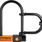 Kryptonite Messenger Mini Plus U-Lock - 3.75 x 6.5", Keyed, Black, Includes 3.25" wheel extender shackle