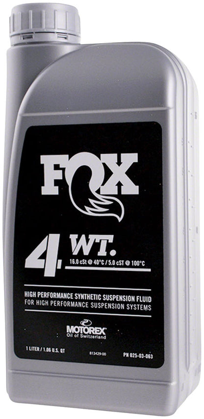 OIL: SUSPENSION FLUID 4 WT 1.0 LITER BOTTLE