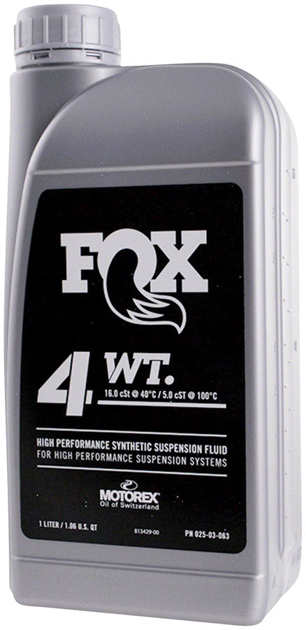OIL: SUSPENSION FLUID 4 WT 1.0 LITER BOTTLE