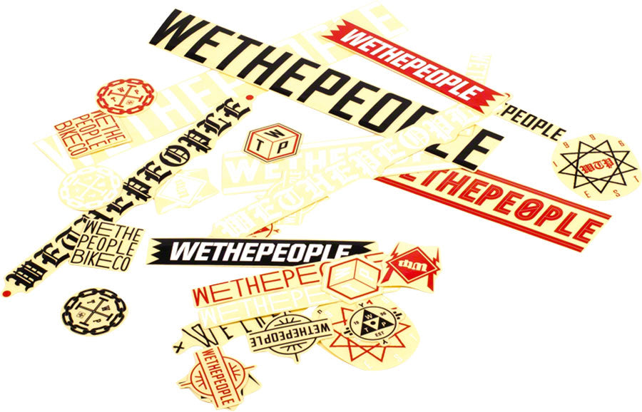 We The People Stickers/Decals