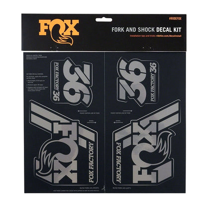 FOX DECAL 2019 AM HERITAGE FORK AND SHOCK KIT STEALTH