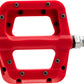 RACEFACE, CHESTER, PLATFORM PEDALS, BODY: NYLON, SPINDLE: CR-MO, 9/16'', RED, PAIR