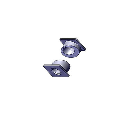 MSC BSHG, FLG, 8MM ID X 15MM OD X 6.5MM W, 304 SST, GEO ADJ (2 PCS)