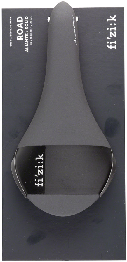 Fizik Aliante R3 Saddle k:ium Blk/Blk/Wht Reg