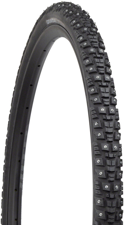 45NRTH GRAVDAL TIRE - 650B X 38 CLINCHER STEEL BLACK 33TPI 240 CARBIDE STEEL STUDS